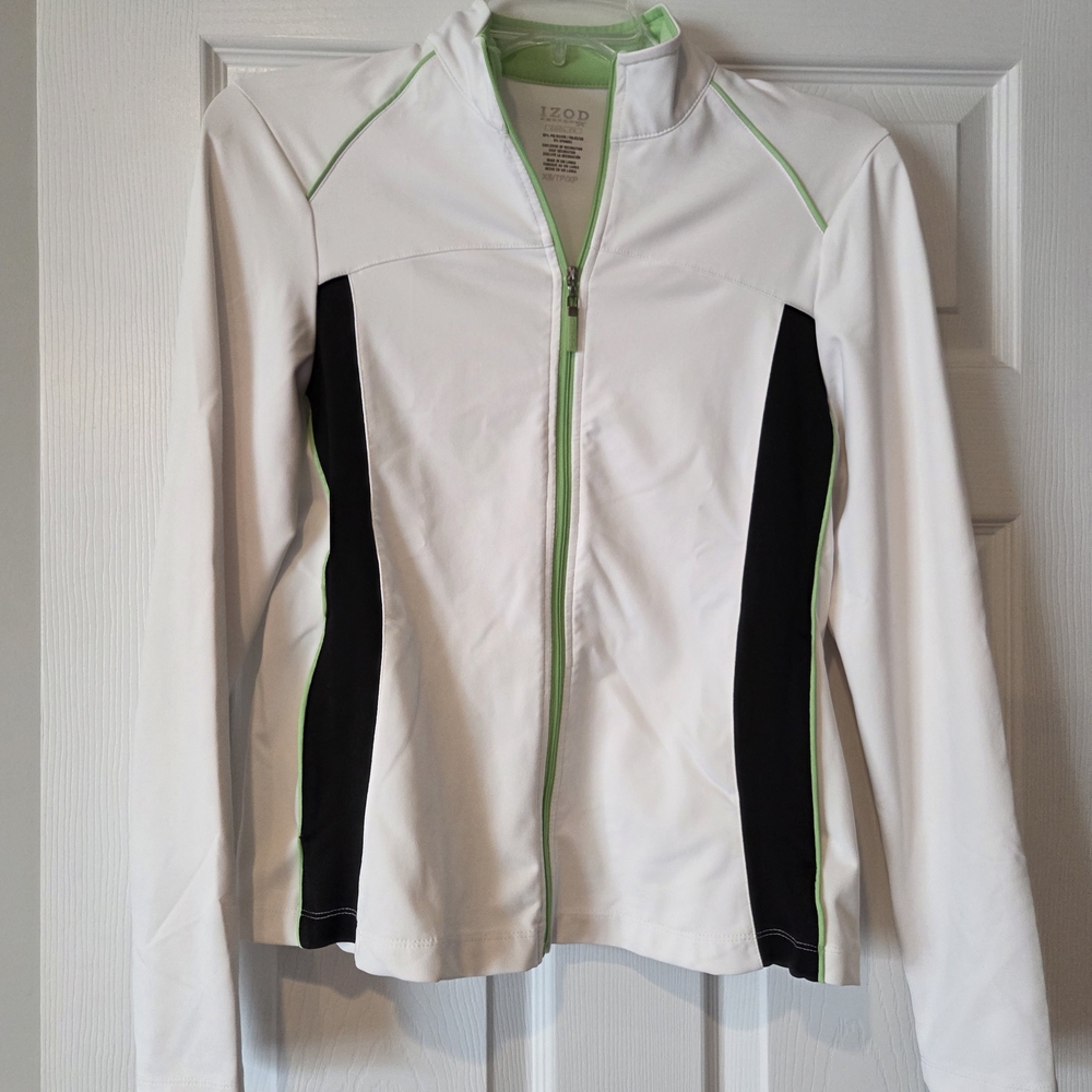 IZOD Women's White and‎ Black Jacket